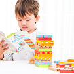 New Classic Toys Dřevěná věž Jenga se zvířátky