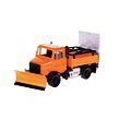 Bburago 1:43 servisní vozidla Road Security with Snow Plough and Signal Board