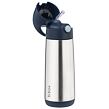 b.box Termoska na pití s brčkem 500 ml - midnight