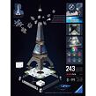 Ravensburger Iconics: Eiffelova věž 3D puzzle LED 243 dílků
