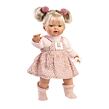 Llorens 33158 ROBERTA - realistická panenka se zvuky a měkkým látkovým tělem 33 cm