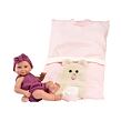 Llorens 73812 NEW BORN holčička, realistická panenka miminko s celovinylovým tělem - 40 cm