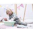 Llorens 63506 NEW BORN holčička, realistická panenka miminko s celovinylovým tělem 35 cm
