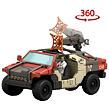 Jurassic World Super auto s řidičem a dinosaurem