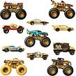 Hot Wheels Monster Trucks Bigfoot 50. výročí Set angličáků & trucků