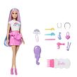 Mattel Barbie Panenka duhové vlasy s třpytivým stylingem