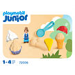Playmobil JUNIOR: Pískoviště Zmrzlinárna