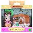 Sylvanian Families Nábytek "chocolate" králíků - bratr a toaleta s příslušenstvím
