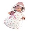 Llorens M636-50 Obleček pro panenku miminko NEW BORN velikosti 35-36 cm s doplňky