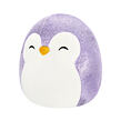 SQUISHMALLOWS Fialový tučňák - Elle, 13 cm