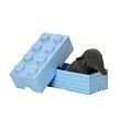 LEGO Úložný box 8 světle modrý