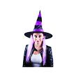 Rappa Klobouk s vlasy čarodějnice/Halloween