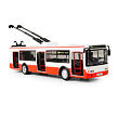 Rappa Trolejbus hlásí zastávky česky s funkčními dveřmi, 28 cm