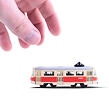 Rappa Kovová tramvaj mini 8,5 cm