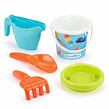 Ecoiffier Kyblíček Holidays s konvičkou a příslušenstvím, 12 cm