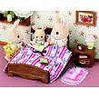 Sylvanian Families Nábytek - dvojlůžko s nočním stolkem