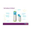 b.box Termoska na pití s brčkem 500 ml - broskvová