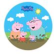 Happy People Vodní podložka na hraní splash pad Peppa Pig, průměr 150cm