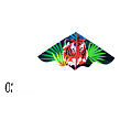 Rappa létající drak tygr, 120 x 61 cm