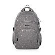 Oxybag Studentský batoh OXY SCOOLER šedý geometric