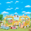 Sylvanian Families Duhový školkový autobus