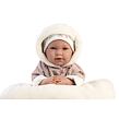 Llorens 74106 NEW BORN - realistická panenka miminko se zvuky a měkkým látkovým tělem - 42 cm