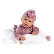 Llorens NEW BORN realistická panenka miminko se zvuky a měkkým látkovým tělem 42 cm