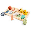New Classic Toys Vkládací dřevěné puzzle - Čísla od 0 do 9
