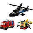 LEGO® City 60462 Remix: Helikoptéra, hasičský vůz a ponorka