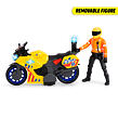 Dickie Záchranářský motocykl 17 cm s jezdcem