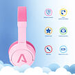 LAMAX BaseKid1 Dětská sluchátka Růžová