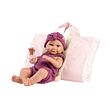 Llorens 73812 NEW BORN holčička, realistická panenka miminko s celovinylovým tělem - 40 cm