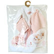 Llorens M740-88 Obleček pro panenku miminko NEW BORN velikosti 40–42 cm s doplňky