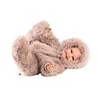 Llorens 74506 NEW BORN realistická panenka miminko se zvuky a měkkým látkovým tělem 45 cm
