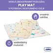 Asalvo Hrací podložka PLAY MAT XL 120*180cm Animals-city