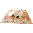 Asalvo Hrací podložka PLAY MAT XL 120*180cm CITY-FOREST