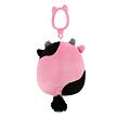 SQUISHMALLOWS Klíčenka Černo růžová kráva - Pollyanna