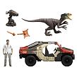 Jurassic World Super auto s řidičem a dinosaurem