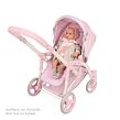 DeCuevas 81675 Skládací kočárek pro panenky 3 v 1 s přenosnou taškou Sophie 2025 - 75 cm