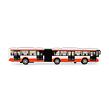 Rappa Kovový kloubový autobus červený 18 cm