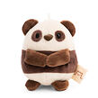 NICI Plyš MyMochi Panda Kono 8 cm v kostýmu popcorn s čokoládou
