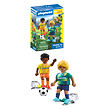 Playmobil Fotbalista s fotbalistkou