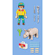Playmobil DuoPack Ošetřovatel s nosorožcem