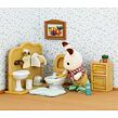 Sylvanian Families Nábytek "chocolate" králíků - bratr a toaleta s příslušenstvím