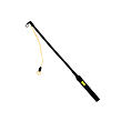 Rappa Lampión Halloween černý 15 cm se svítící hůlkou 40 cm