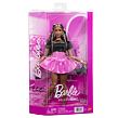 Mattel Barbie DeLuxe Style Modelka v černém topu a růžové sukni
