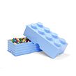 LEGO Úložný box 8 světle modrý