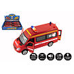 Teddies Auto hasiči kov/plast 15 cm