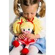 Teddies Panenka Lucka hadrová plyš 30 cm slovensky zpívající