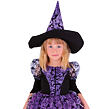 Rappa Dětský kostým čarodějnice fialová čarodějnice / Halloween (S)